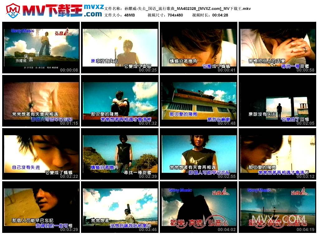 孙耀威-失去_国语_流行歌曲_MA402328